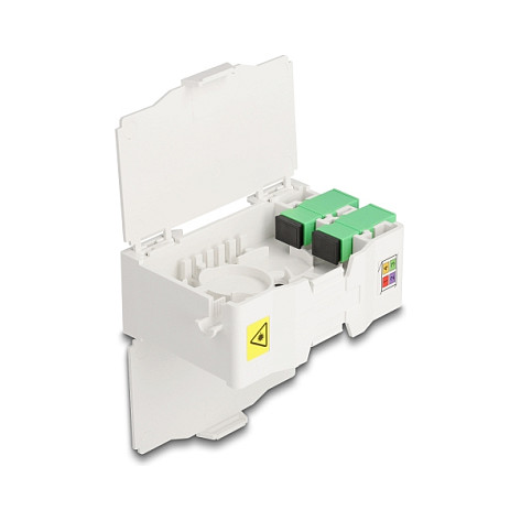 Delock DIN Rail optička priključna kutija, 4 x SC Simplex-2