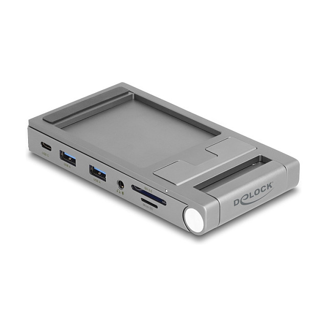 DELOCK sklopiva docking stanica i stalak za tablet/prijenosnik (4K HDMI, USB-C PD 100W)-0