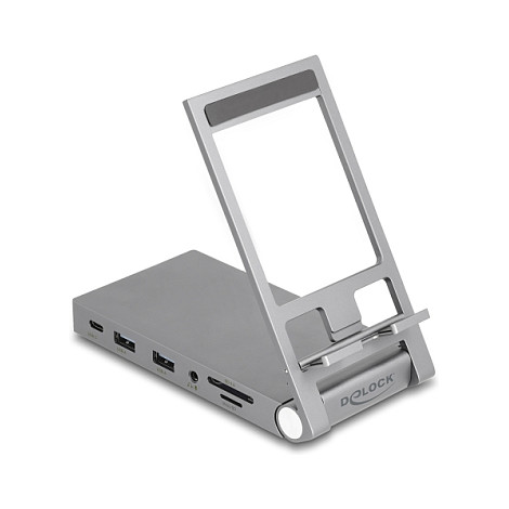 DELOCK sklopiva docking stanica i stalak za tablet/prijenosnik (4K HDMI, USB-C PD 100W)-2