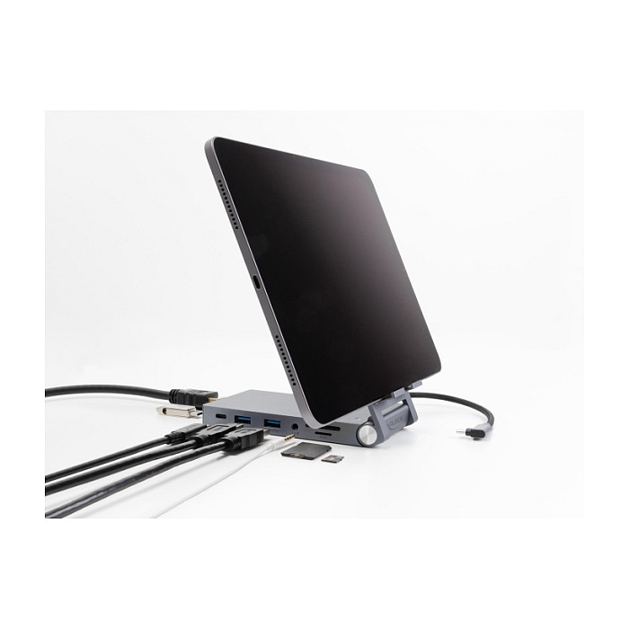 DELOCK sklopiva docking stanica i stalak za tablet/prijenosnik (4K HDMI, USB-C PD 100W)-4