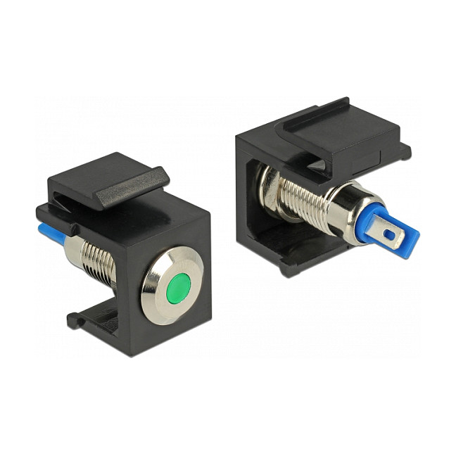 Delock Keystone Modul sa Zelenom LED Diodom, 6V, Crni