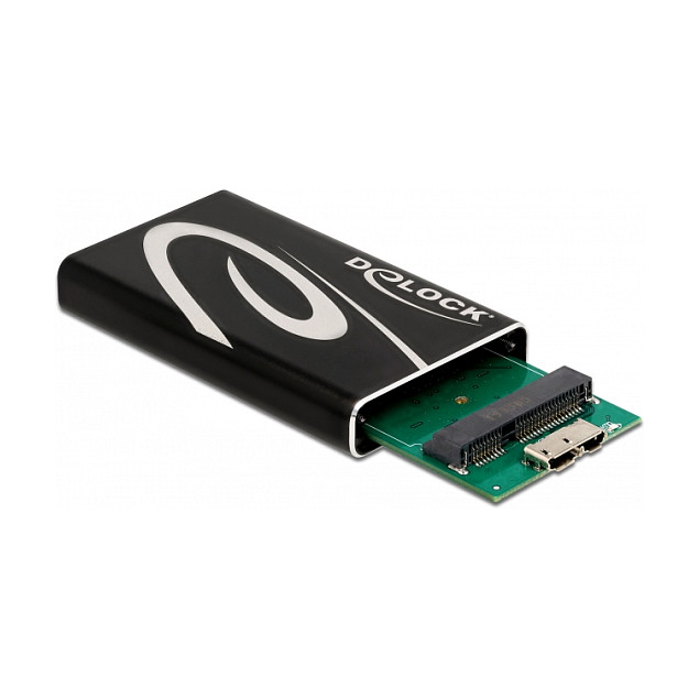 Vanjsko kućište DELOCK 42006 za mSATA SSD, USB-C 3.2 Gen 2-1