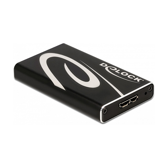 Vanjsko kućište DELOCK 42006 za mSATA SSD, USB-C 3.2 Gen 2-2