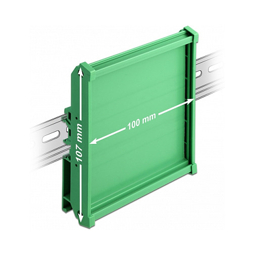 Delock Nosač za tiskanu pločicu (PCB) za DIN šinu, 107 mm-1