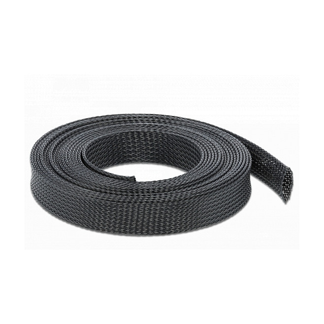 Pleteni bužir DELOCK 10 m x 19 mm crna boja-1