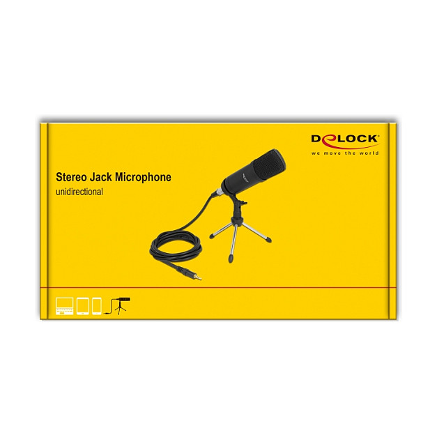 Mikrofon DELOCK 66640 kondenzatorski za podcasting (XLR / 3.5mm)-3
