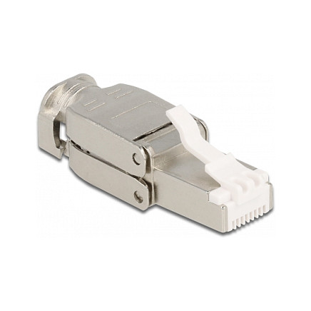 Mrežni konektor DELOCK RJ45 Cat.6 STP (montaža bez alata)-0