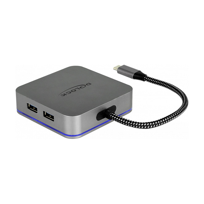 DELOCK USB-C priključna stanica za mobilne uređaje 4K HDMI s LED osvjetljenjem-1