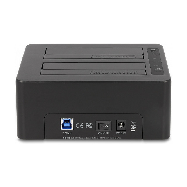 Priključna stanica DELOCK 64183 za 2x SATA HDD/SSD s funkcijom kloniranja-2