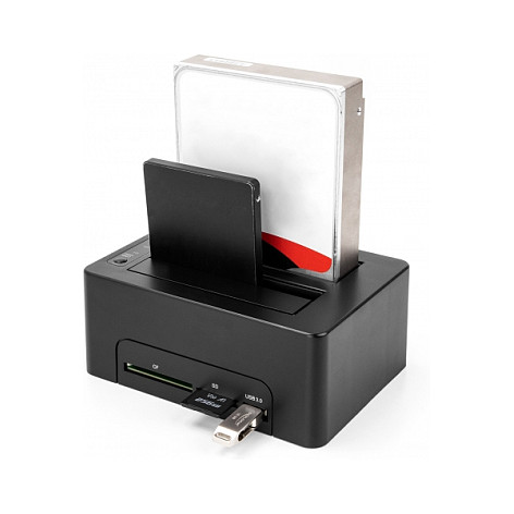 Priključna stanica DELOCK 64183 za 2x SATA HDD/SSD s funkcijom kloniranja-5