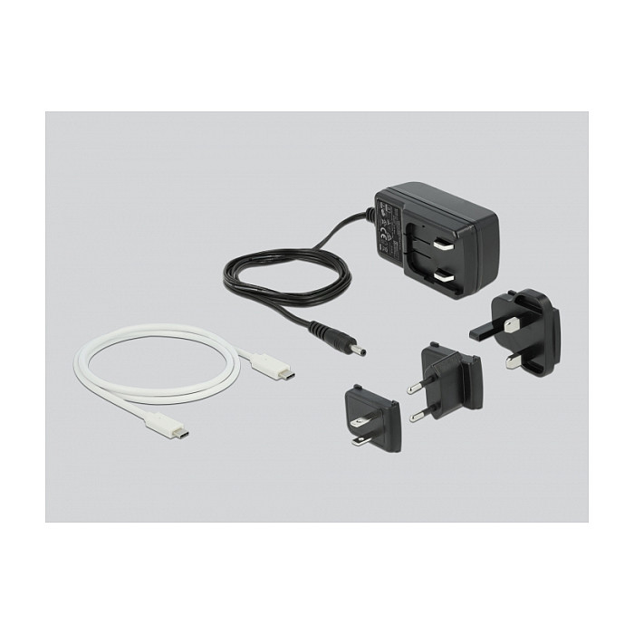 DELOCK USB-C 3.2 Gen 2 docking stanica za 2 x 2.5″ SATA HDD / SSD s funkcijom kloniranja, 63084-7