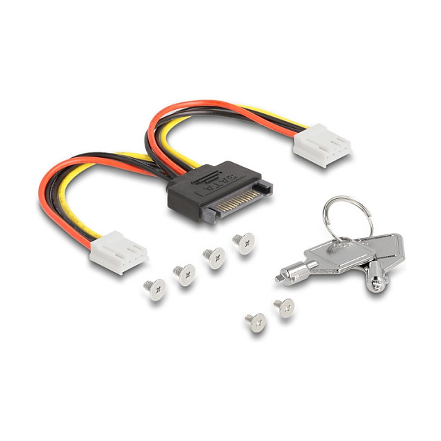 DELOCK 3.5" mobilna ladica za 2 x M.2 NVMe SSD (OcuLink SFF-8612)-5