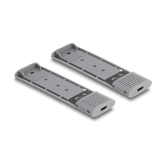 Vanjsko kućište DELOCK za 2x M.2 NVMe/SATA SSD (USB-C 10Gbps, bez alata)-3