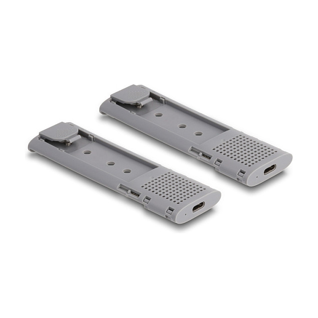 Vanjsko kućište DELOCK za 2x M.2 NVMe/SATA SSD (USB-C 10Gbps, bez alata)-4