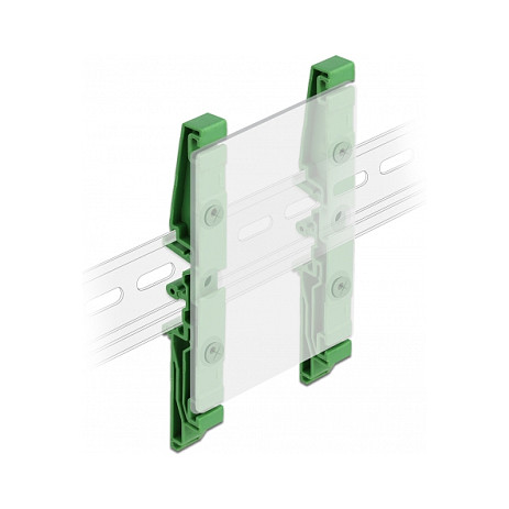 DELOCK DIN rail kopča za tiskanu pločicu 115 mm (4 komada)-2
