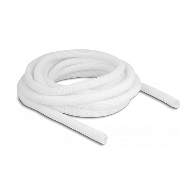 Pleteni bužir DELOCK samozatvarajući 5 m x 13 mm bijela boja