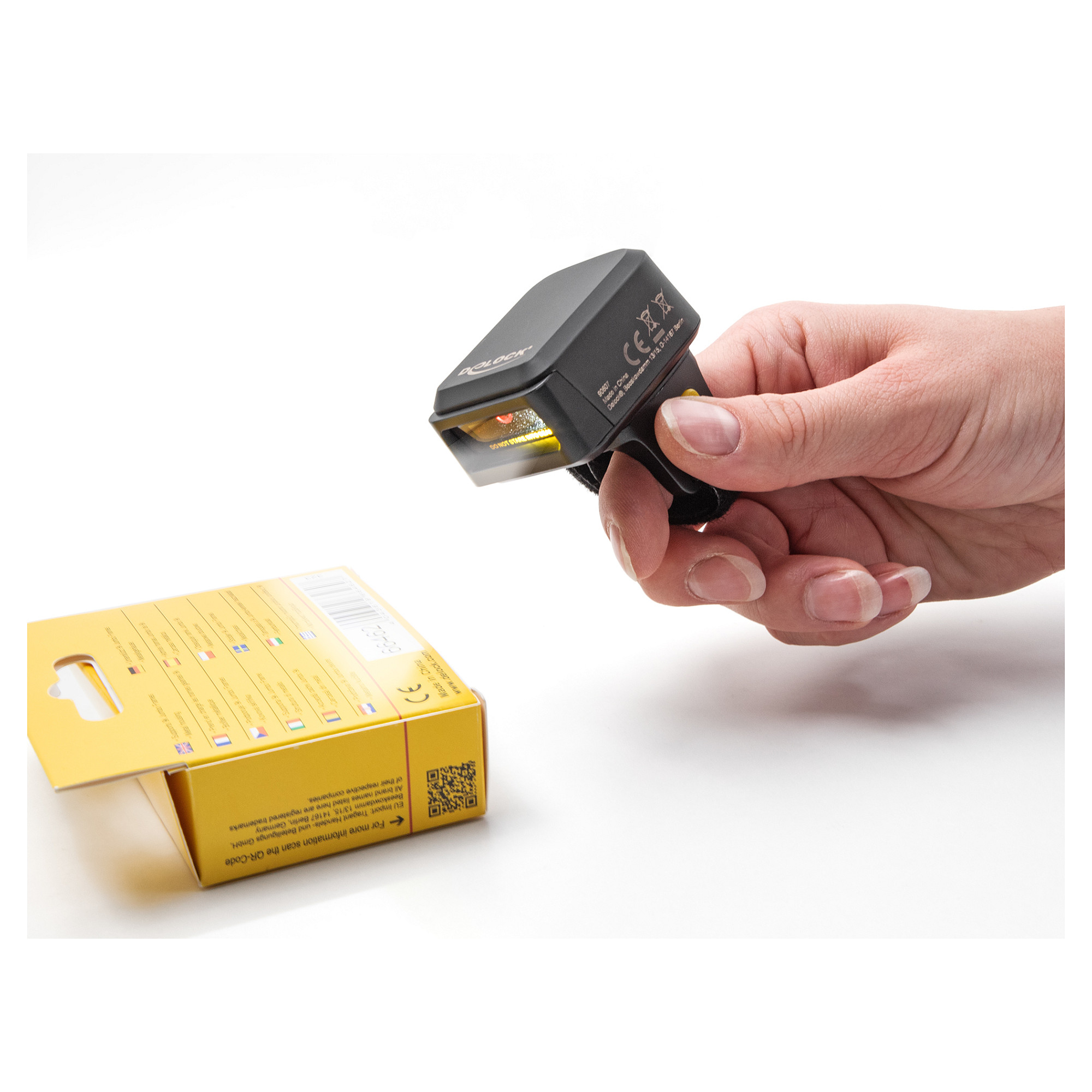 Prstenasti skener barkodova DELOCK 90607 (1D/2D, Bluetooth)-2