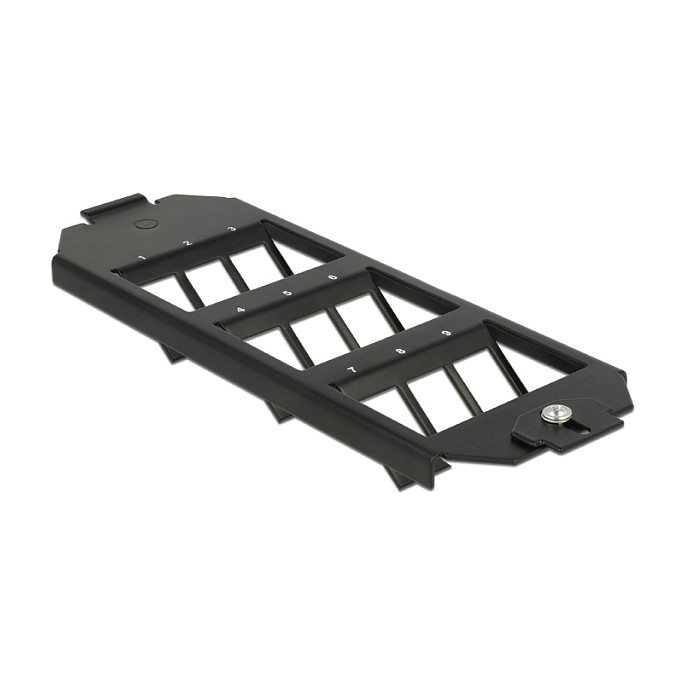 Delock Keystone nosač s 9 portova za podnu kutiju-0