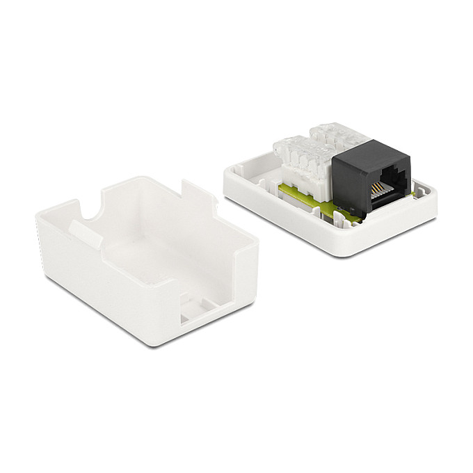 Mrežna utičnica DELOCK 1x RJ45 Cat.6 UTP kompaktna - 86248-2
