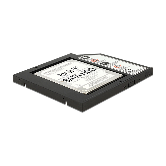 Delock ladica za ugradnju 2.5" SATA HDD/SSD u 5.25" Slim SATA utor (9.5 mm)-2