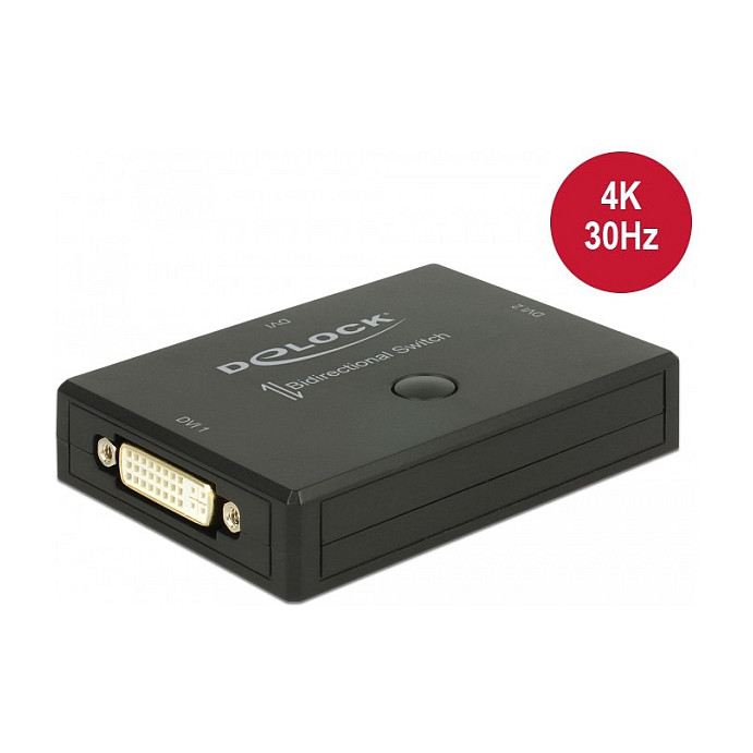 Preklopnik DELOCK 18751 DVI dvosmjerni 2x1 / 1x2 4K 30Hz