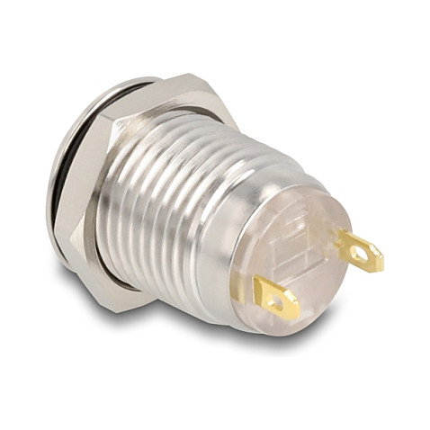 Ugradbeno tipkalo DELOCK 12 mm, 2x lemna veza-1
