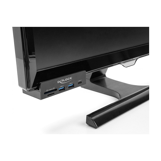 USB Hub DELOCK 3-portni s čitačem kartica (2x USB-A, 1x USB-C, 5 Gbps)-3