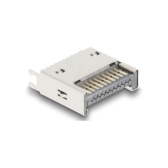Konektor DELOCK USB Type-E Key A 20-pinski muški za SMT montažu (10 Gbps)-1