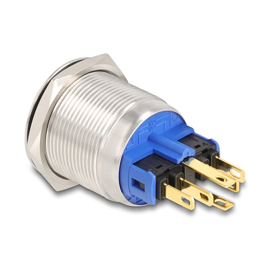 Ugradbena tipka DELOCK 22051, 22 mm, bijeli LED, IP67-1