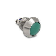 Ugradbeno tipkalo DELOCK 12 mm zelena boja-0