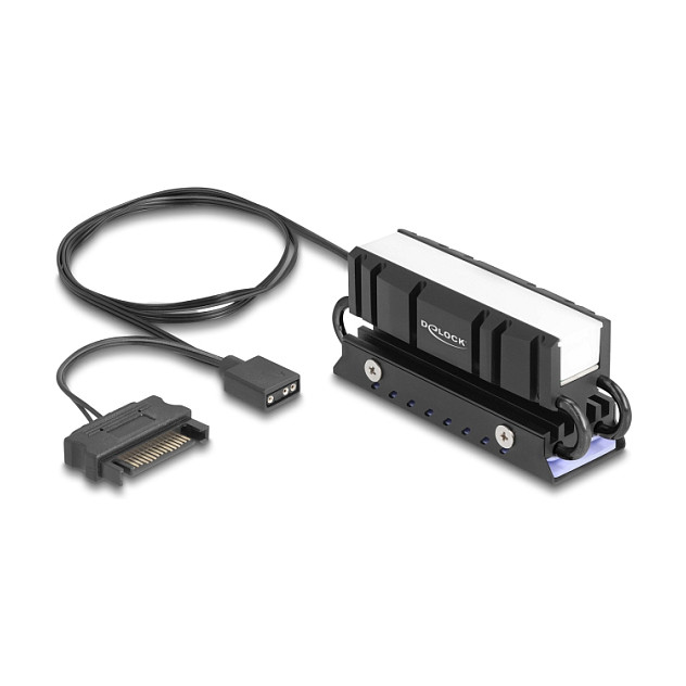 Hladnjak DELOCK za M.2 SSD 2280 s RGB LED osvjetljenjem-1