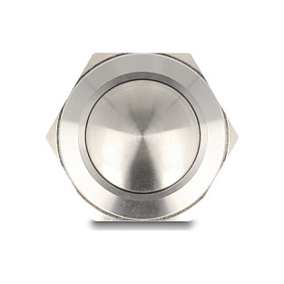 Ugradbeno tipkalo DELOCK 19 mm (zaobljeno, nehrđajući čelik)-2