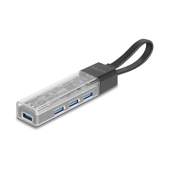 USB Hub DELOCK 4-portni 5 Gbps s dvostrukim USB-A/USB-C priključkom