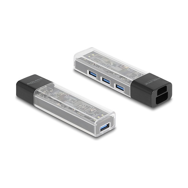 USB Hub DELOCK 4-portni 5 Gbps s dvostrukim USB-A/USB-C priključkom-1