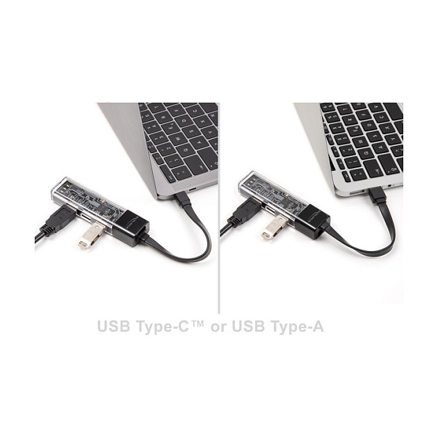 USB Hub DELOCK 4-portni 5 Gbps s dvostrukim USB-A/USB-C priključkom-4
