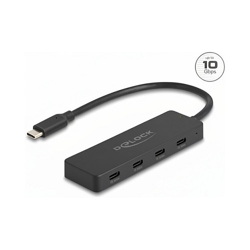USB-C Hub DELOCK 4-portni (4x USB-C, 10 Gbps)-0