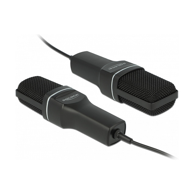 DELOCK USB Kondenzatorski Mikrofon Set 66331-1