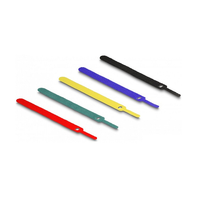 DELOCK čičak vezice za kabele 150 x 12 mm, set 10 komada, razne boje