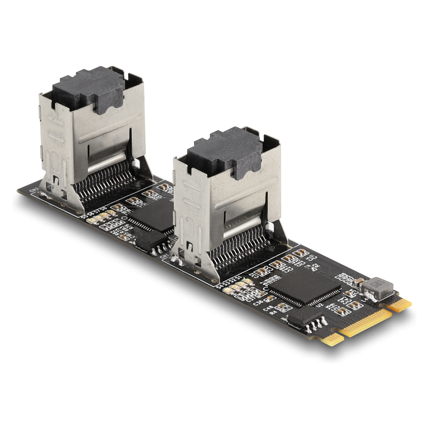 Konverter DELOCK M.2 2280 Key B+M na 8x SATA 6 Gb/s (64211)