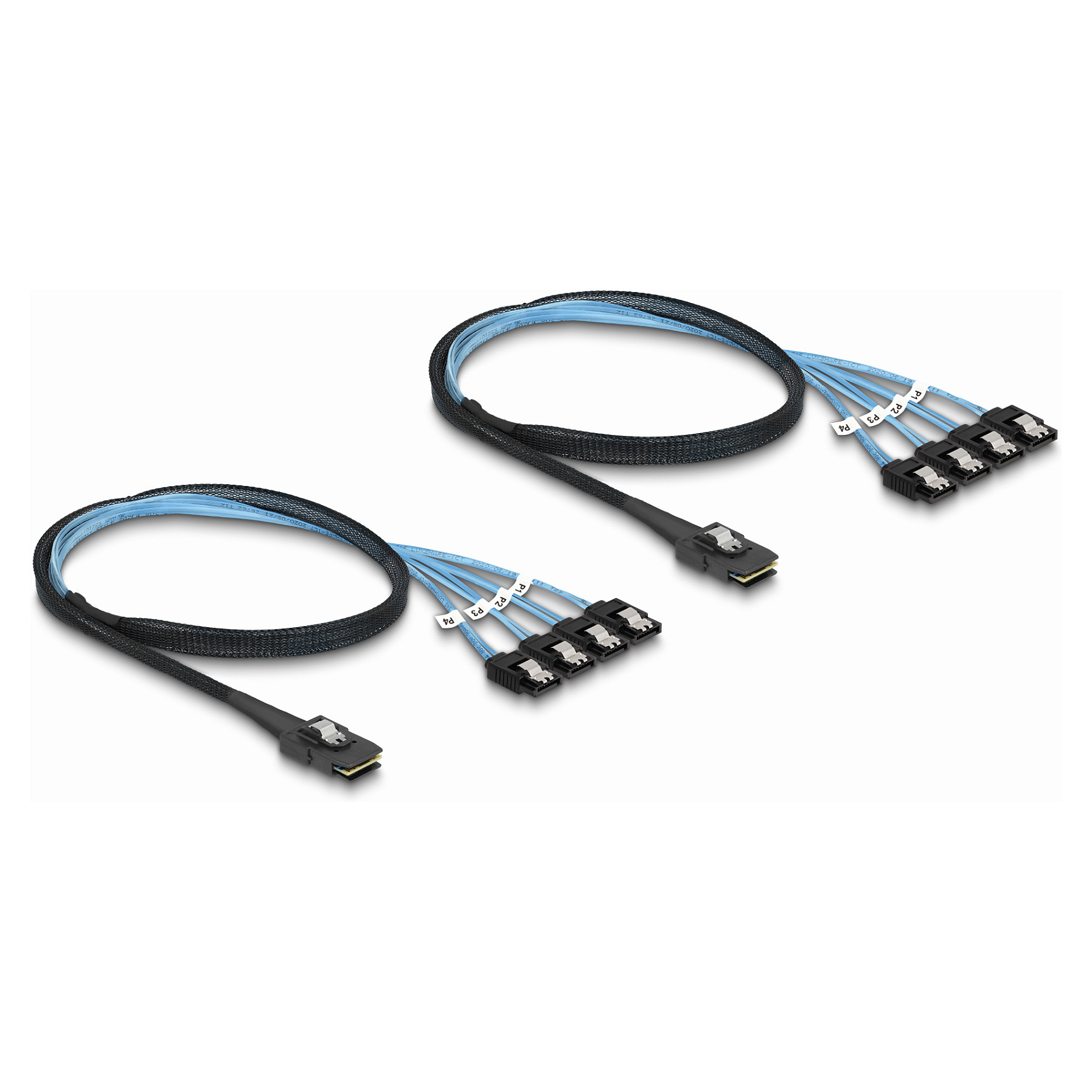 Konverter DELOCK M.2 2280 Key B+M na 8x SATA 6 Gb/s (64211)-3
