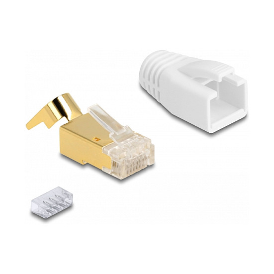 Konektor DELOCK RJ45 Cat.7 za okrugli kabel (set 25 kom)-1