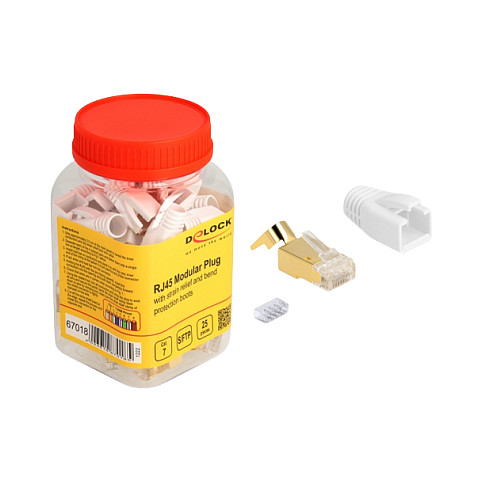 Konektor DELOCK RJ45 Cat.7 za okrugli kabel (set 25 kom)-2