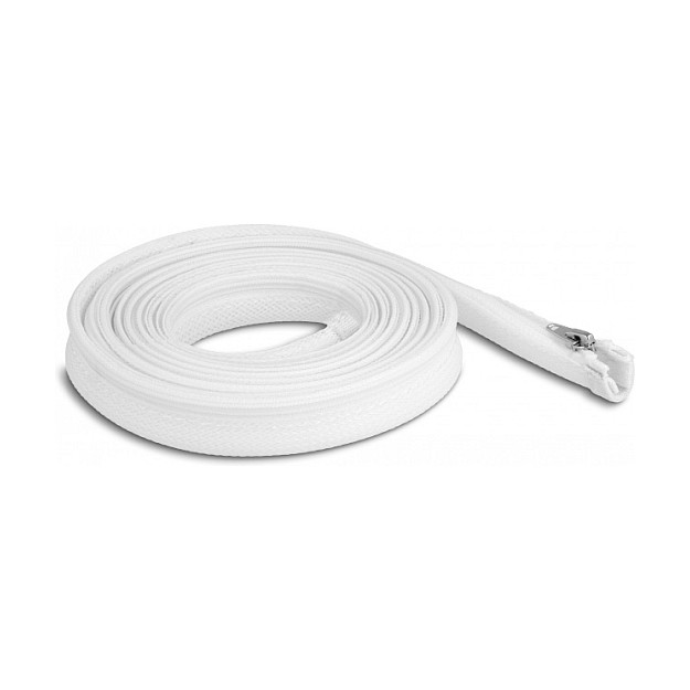 DELOCK pleteni bužir s patentnim zatvaračem 3 m x 20 mm, bijela boja-0