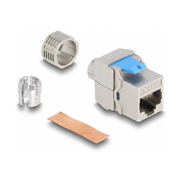 Delock Keystone Modul RJ45 utičnica na LSA Cat.8.1, bez alata