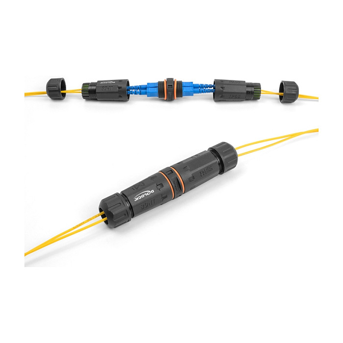 DELOCK vodootporna optička spojnica SC Duplex (APC) na SC Duplex (APC) IP68-2