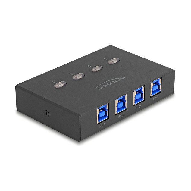 USB Switch DELOCK 11509 4 računala na 1 uređaj (5 Gbps)