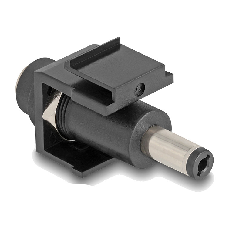 DELOCK Keystone Modul DC 5.5 x 2.1 mm ženski na muški, crni-1