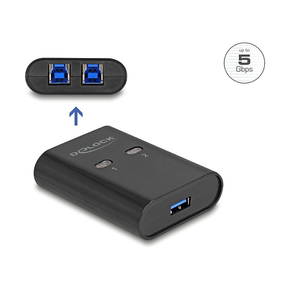 DELOCK 11508 USB-C 5 Gbps Switch 2x1-1