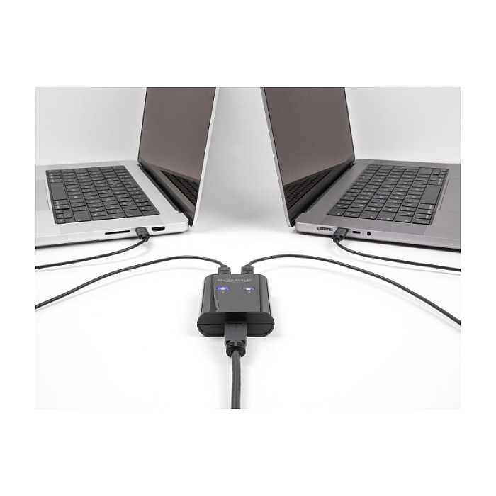 DELOCK 11508 USB-C 5 Gbps Switch 2x1-2