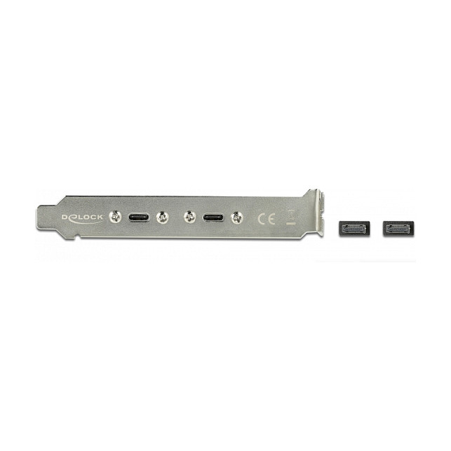 DELOCK nosač za utore s 2x USB-C porta 10 Gbps